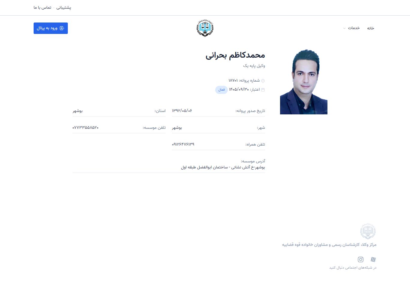 Mohammad Kazem Bahrani profile