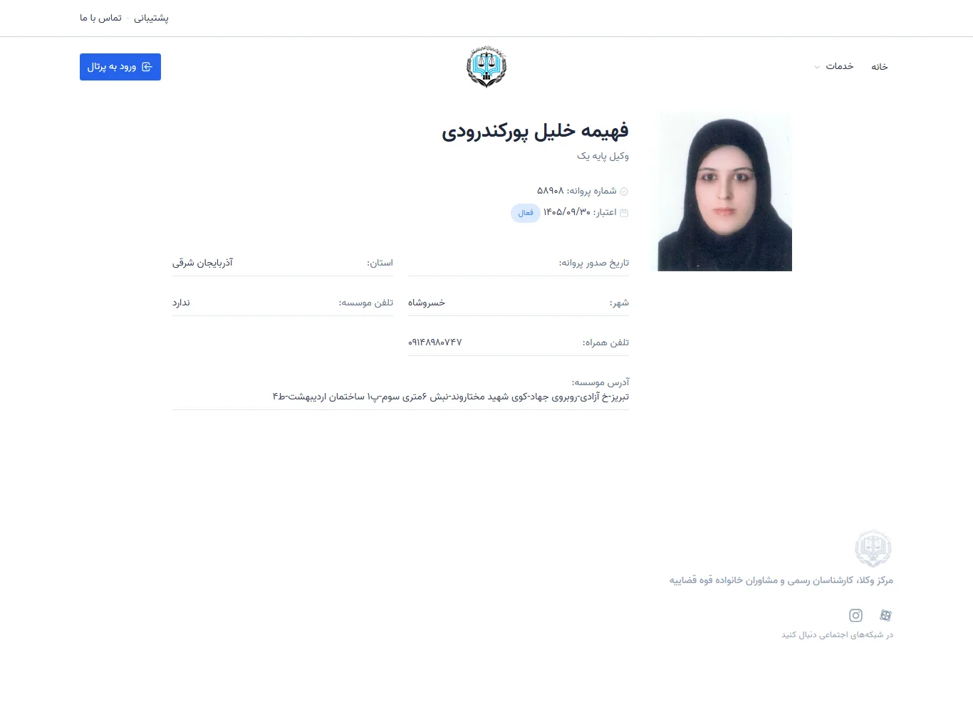 Fahimeh Khalil Pourkandroudi profile