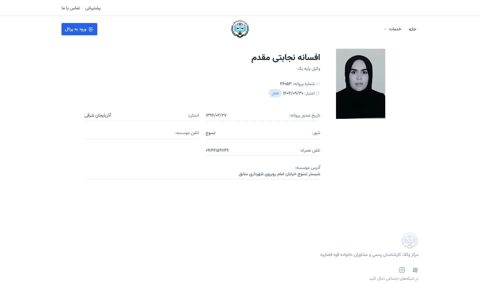afsaneh najabati moghodam profile