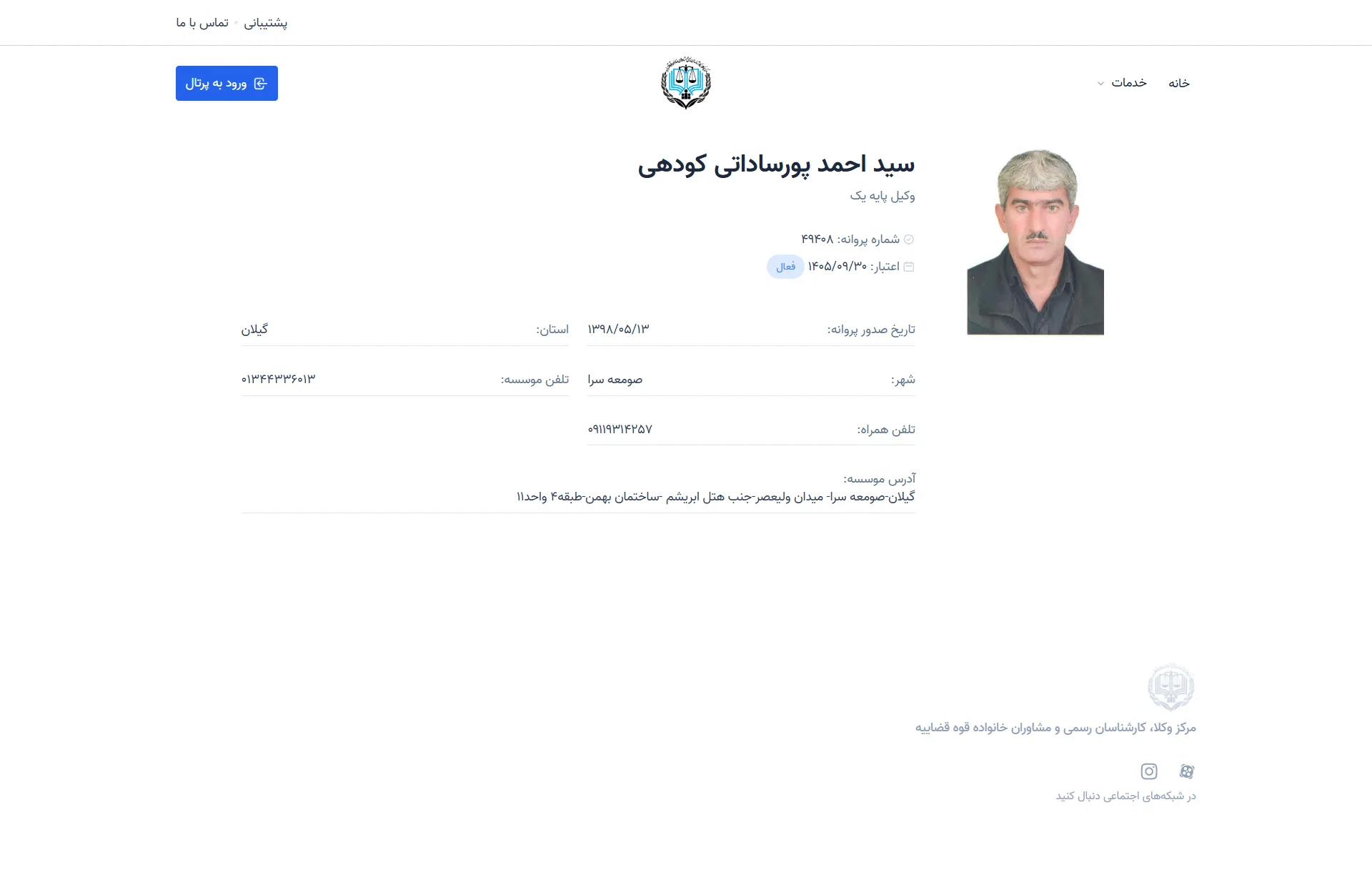 seyed ahmad porsadati kodehi profile