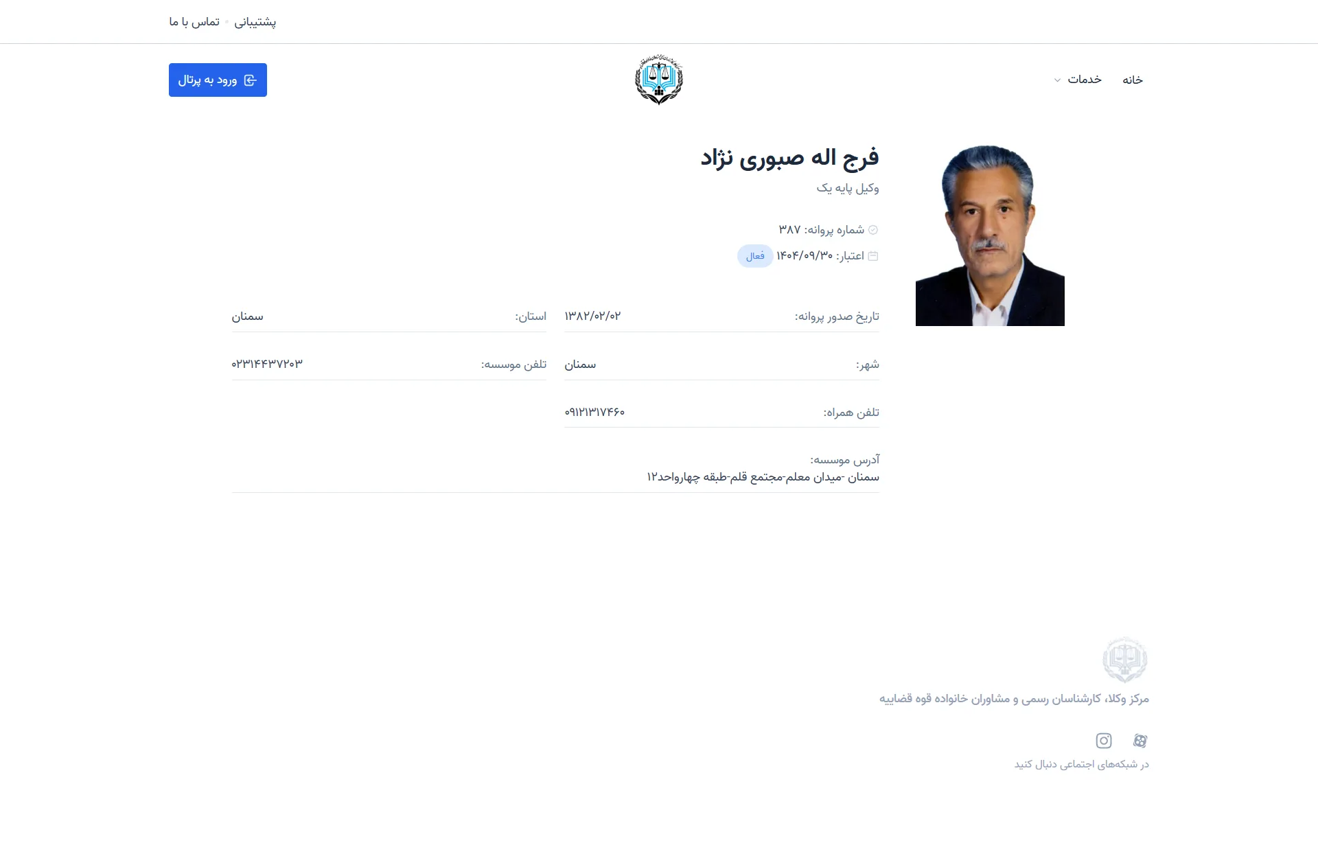 Farajollah Sabourinejad profile