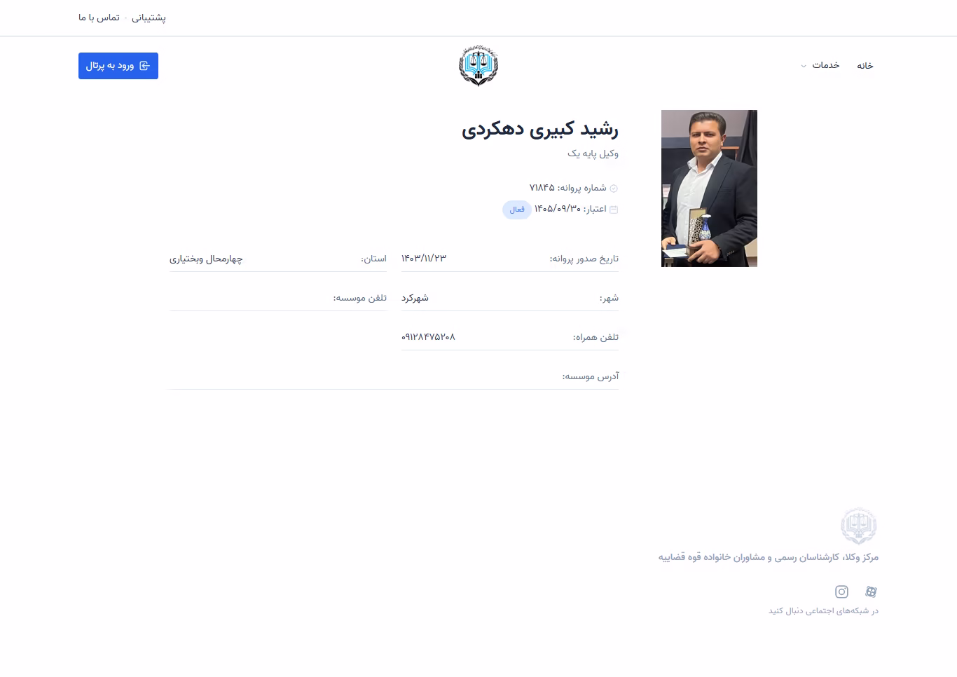 Rashid Kabiri Dehkordi profile